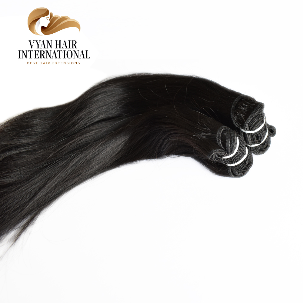 Raw Unprocessed Indian Temple Human Hair Bundles From South India Factory Direct Factory Prices