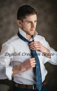 Mens Ties - Silk 3.25 Inch Blue | Business-Style Printed Pattern Customizable Width Well-Brushed Lining Summer Collection