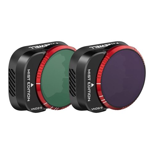 Freewell Variable ND Mist Edition VND 2 5 Stop VND6 9 Stop 2 Pack Run Gun Camera Lens Filters for Mini 3 Pro Mini 3