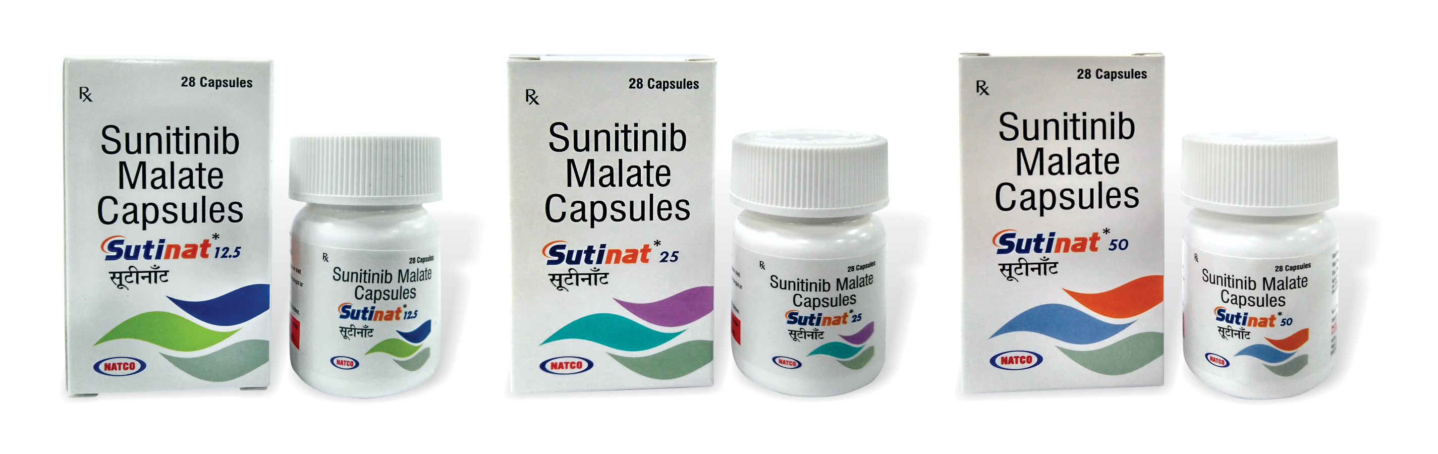 Sutinat 25 mg capsules