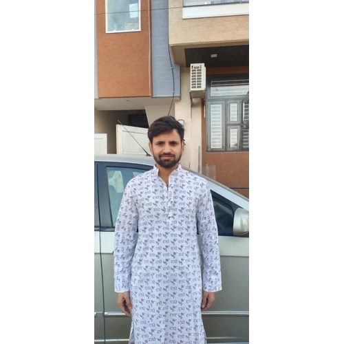 Mens Pure Cotton Kurta