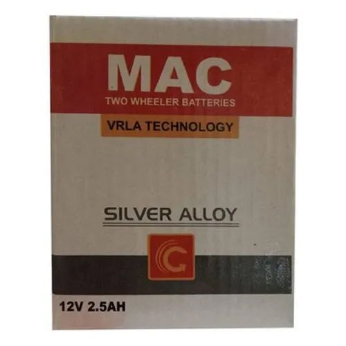 Mac 2.5AH Bike Battery