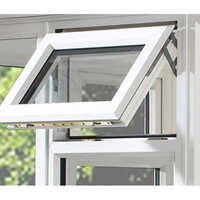 UPVC Top Hung Window - UPVC & Aluminum Alloy Frame, Different Sizes Available | Excellent Ventilation, Durable Fiberglass Screen Netting