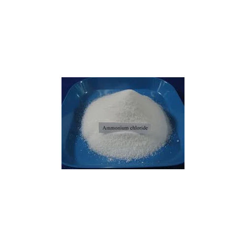 Ammonium Chloride - 98% Purity, Powder Form, Molecular Weight 53.49 g/mol | Pharma Industry Compatible, Room Temperature Storage