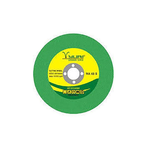 Yuri Cutting Wheel - 105x6 mm Green Round 105 mm Diameter for Industrial & Commercial Use