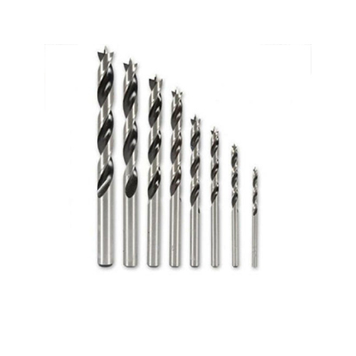 Addison Stainless Steel Drill Bits Set - Stainless Steel, Lengths: 4-10 Inches | Silver Finish, Durable Design for Precision Drilling