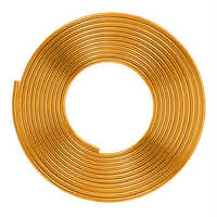 Brass Coil Strip - Alloy Round Strip, Golden Coated Finish | 1-year Warranty, Durable Design For Versatile Applications