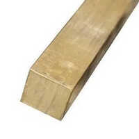 Brass Square Bar - 3mm-100mm | Golden Color, Polished Finish For Industrial Applications