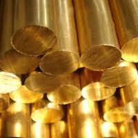 Brass Extrusions - Polished Golden Brass , Industrial Application For Construction And Advanced Surface Treatment