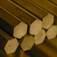 Brass Hexagon Bar - Brass, Golden Color, Mill Finished | Polished Surface Treatment, Ideal For Industrial Applications