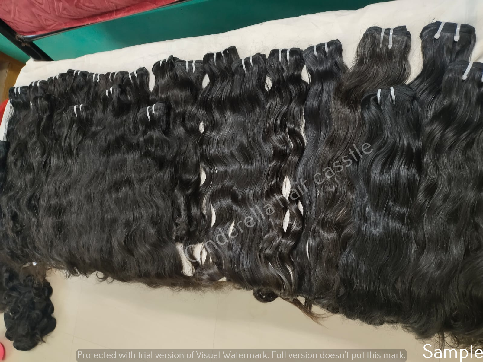 QUALITY TEMPLE FRESH NATURAL WAVY HUMAN HAIR EXTENSIONS