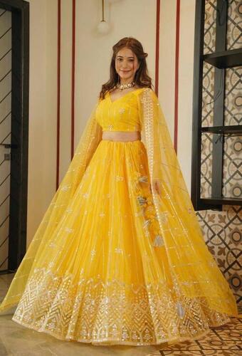New Wedding Butterfly With Embroidery Lehenga Choli