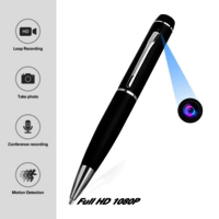 Spy Camera Pen - Abs Material, Mini Size, Black Color, 1080p Screen Resolution, 5 Pixel Digital Camera, Ideal For Indoor & Outdoor Use 