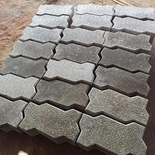 80Mm Zigzag Paver Block Dry Density Grade: First Class