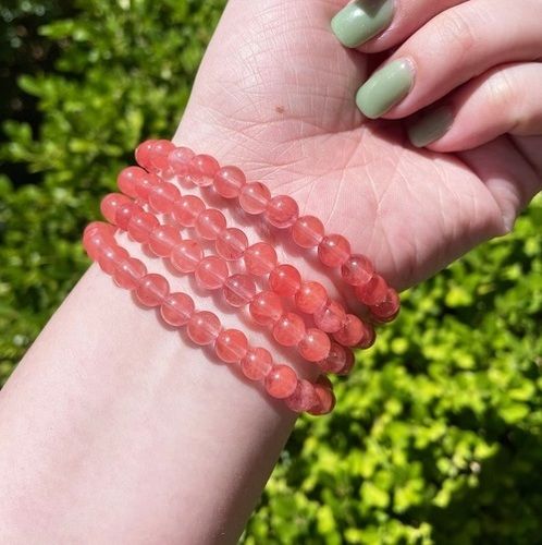 Cherry Quartz Bracelet