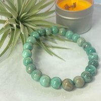 Chrysoprase Bracelet - Shape: Round
