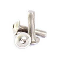 Button Head Bolts - Stainless Steel, Different Sizes Available | Designed For Industrial Use, Meets Manufacturing Standards