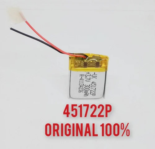 Small 451722p lithium polymer 300 Mah 100% Original Full Mah Battery