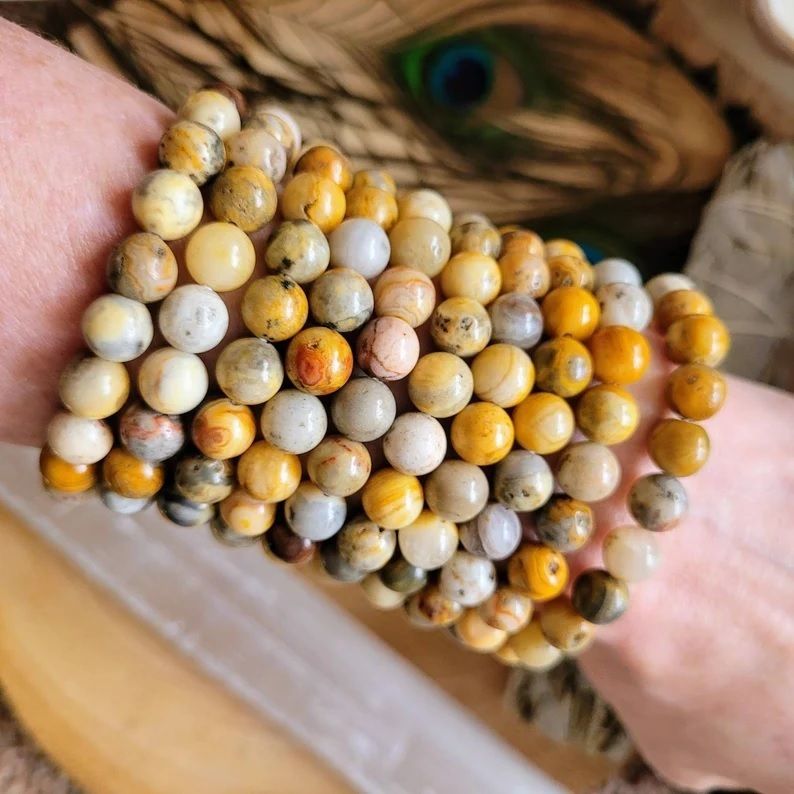 Crazy Lace Agate Bracelet