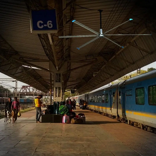 Railway Platform HVLS Fans