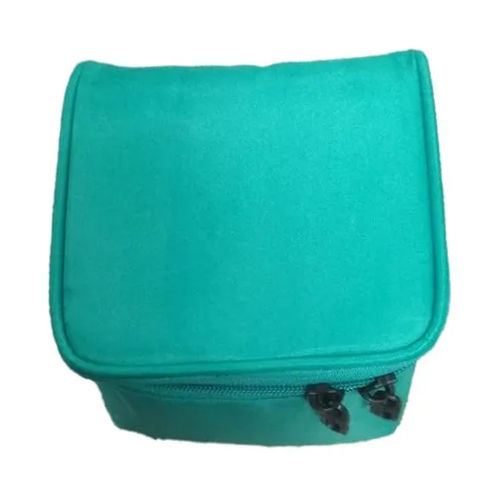 Sea Green Polyester Lunch Bags