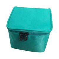 Sea Green Polyester Lunch Bags