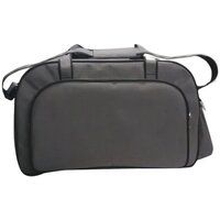 Grey Nylon Travel Luggage Bags