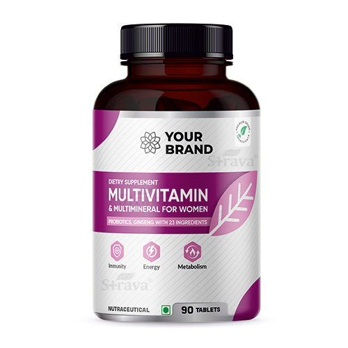 Multivitamin And Multimineral Dietry Supplement Tablets For Women Efficacy Promote Healthy