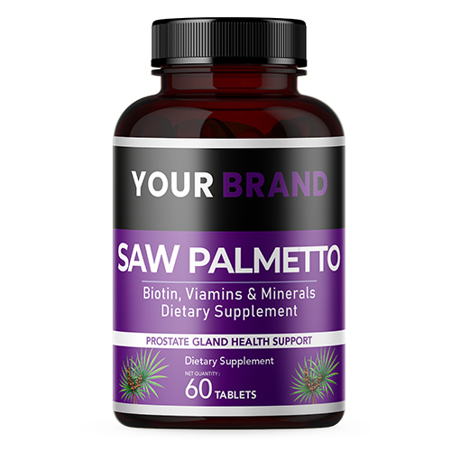 Saw Palmetto Biotin Vitamins And Minerals Dietary Supplement Tablets