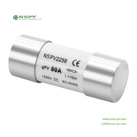 Solar Panel Fuse Max.80A 1500VDC PV Fuse Link For Solar System Protection Solar gPV Fuse