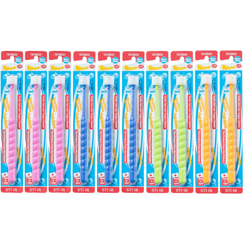 Popotan 17 English Package Toothbrush - Bristle Material: Plastic