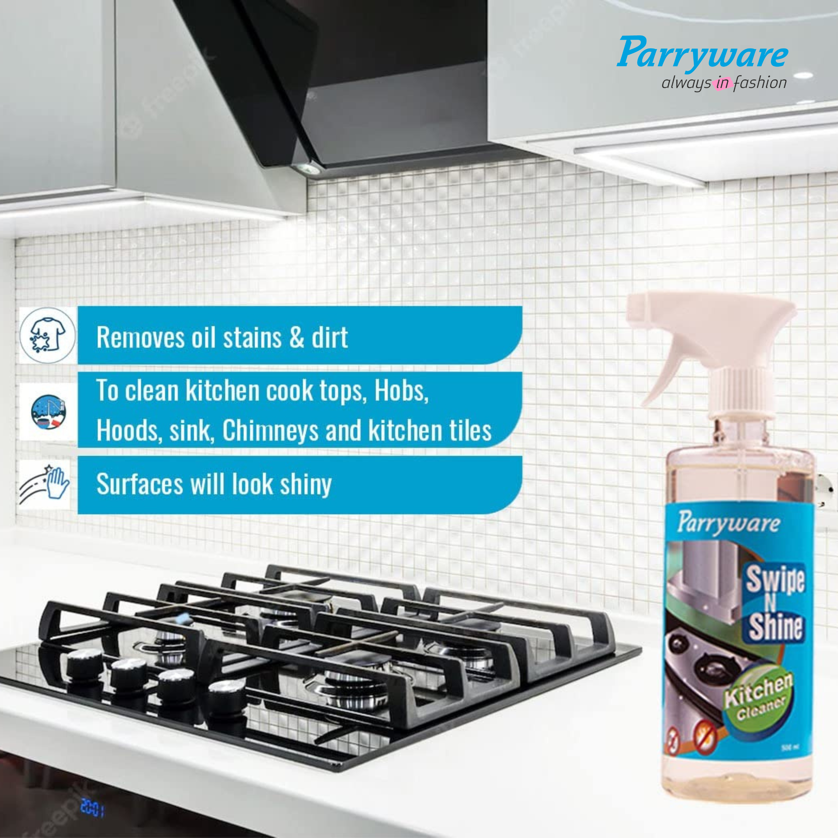 Parryware Swipe N Shine Kitchen Cleaner