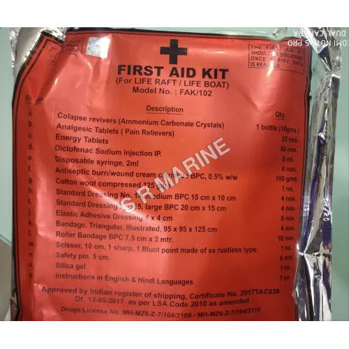 Red First Aid Boxes For Marine