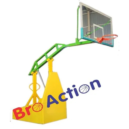 Mild Steel Movable Basketball Pole Designed For: All
