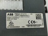 ABB PM554-TP-ETH A5 (1SAP120600R0071) PLC MODULE