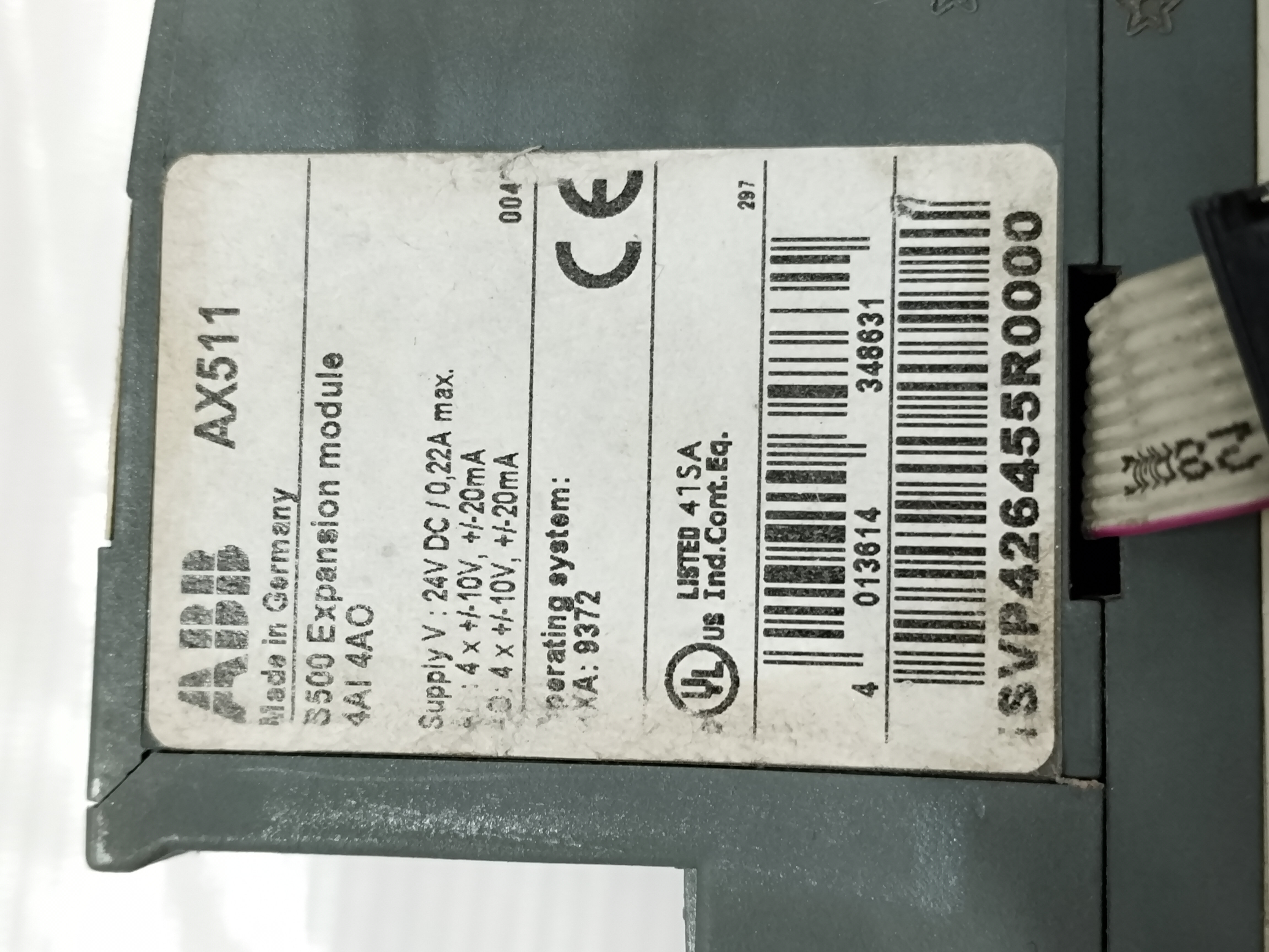 ABB AX511 (1SVP426455R0000) PLC MODULE