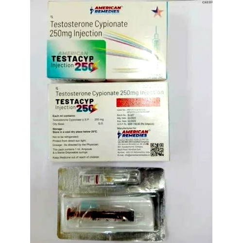 Testo sterone Cypionate 250 Mg Injection