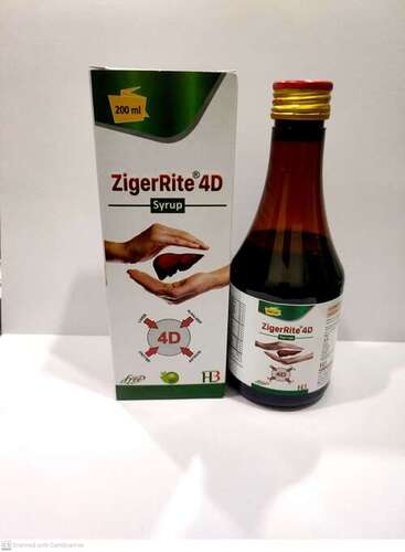 Ayurvedic Liver Syp Enzyme Antacid Alkalizer  Zigerrite 4D - Drug Type: General Medicines