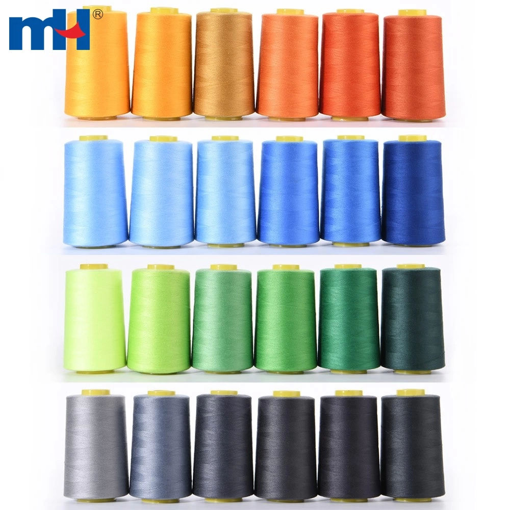 Spun Sewing Thread 50S/2 100% Polyester Core Spun Sewing Thread Made by Order