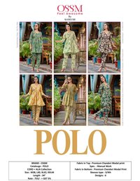 Polo by ossm Premium Chanderi Modal Print
