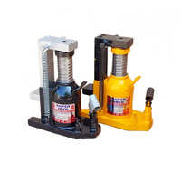 10 Ton Hydraulic Toe Jack - Metal Build, Multicolor Design | Industrial Application, Heavy-duty Performance