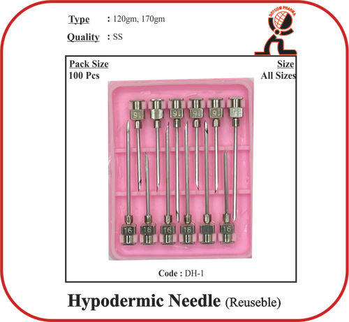 Hypodermic Needle Reuseable 120GM