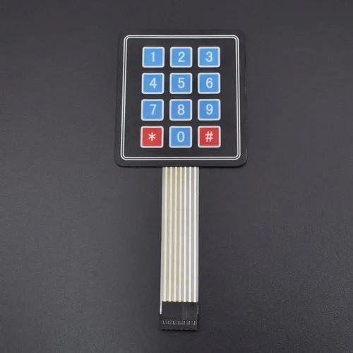 Pvc 4 X 3 Matrix Array 12 Key Membrane Switch Keypad Keyboard For Arduino Avr Pic