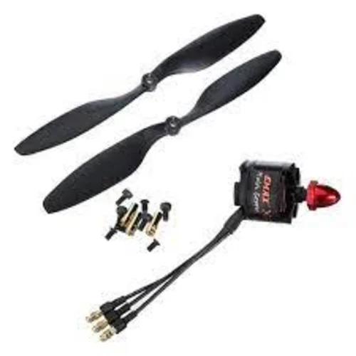 Emax Mt2213 935kv Brushless Dc Motor Red Cap (Ccw) With 1045 Propeller Combo (Original)