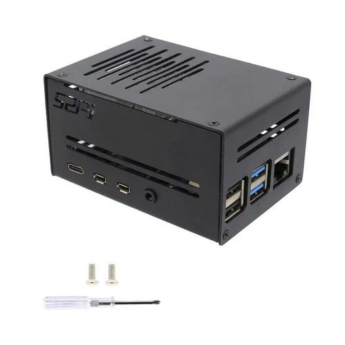 Raspberry Pi 4B Metal Enclosure Compatible With Horizontal Ice Tower Fan Raspberry Pi 4 Armor Case Application: Industrial