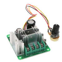6v 90v 15a Pulse Width Pwm Dc Motor Speed Controller Switch - Green Color, 50mhz Frequency, Mechanical Seal, Electric Start, 1-year Warranty