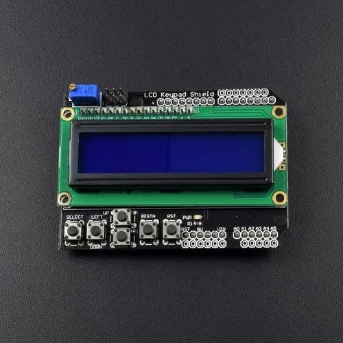 Lcd 1602 Keypad Shield For Arduino Blue Screen Lcd Backlights Application: Industrial