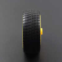 Rc022 Smart Robot Wheels - Color: Black Yellow