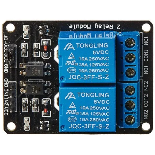 2 Channel 5V Relay Module Without Optocoupler Application: Industrial