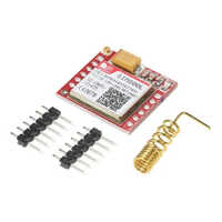 Sim800l Gprs Gsm Module Micro Sim Card Core Board Quad-band Ttl Serial Port - Rated Voltage 3.7-4.2v, Industrial Application, Red Color, 1-year Warranty